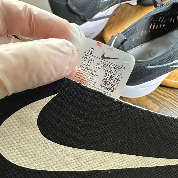 Nike Air Zoom Tempo NEXT% Mens Running Shoes Black White CI9923-005 Size 15 main image 6